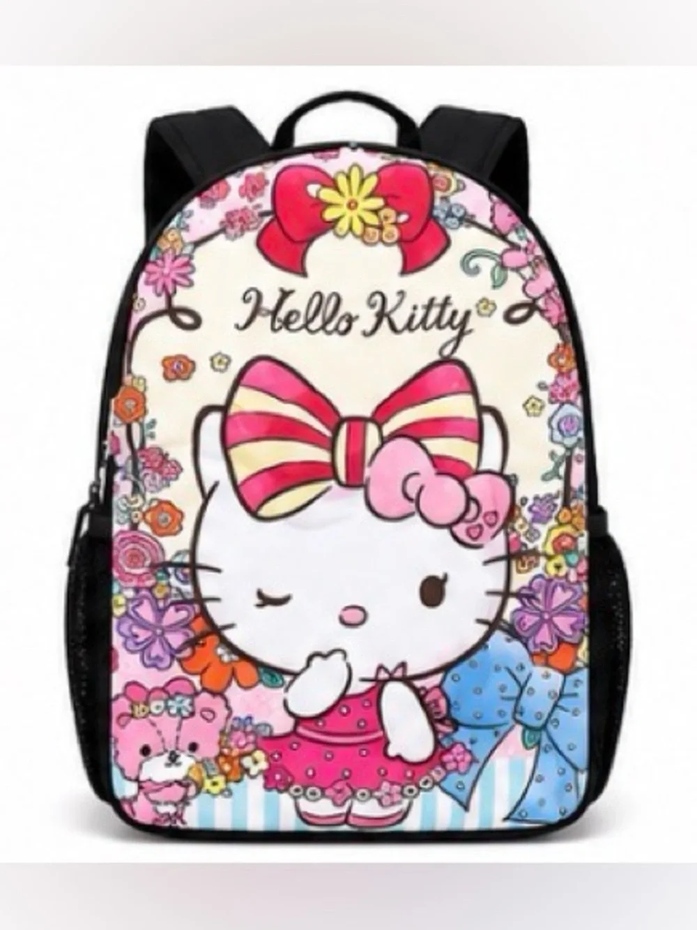 Hello Kitty 3-Piece School Set Backpack Lunch Box & Pencil Case - Brand New